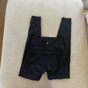 Lululemon Wunder Train Leggings, Black Size 4